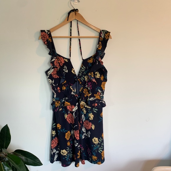 Summer floral dress with ruffle straps new! - Picture 6 of 10